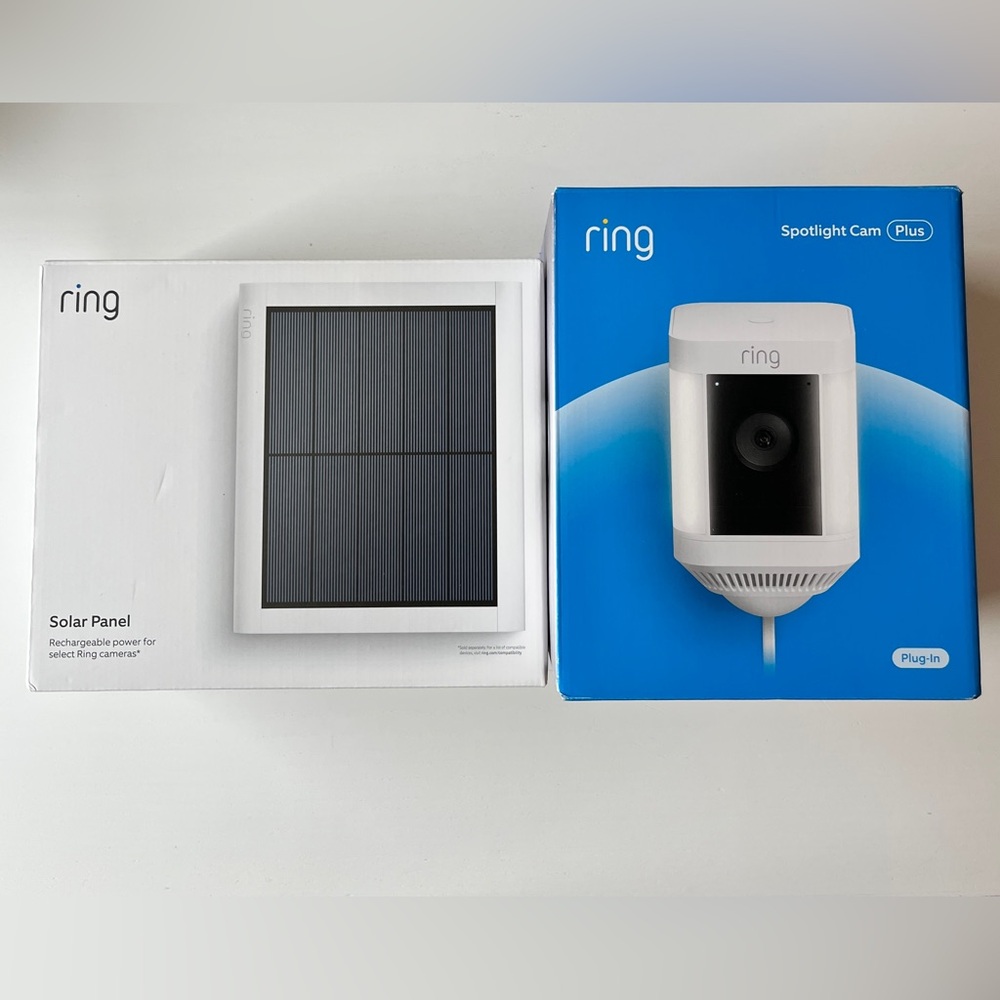 Brand New! Ring Security Camera with Solar Panel
